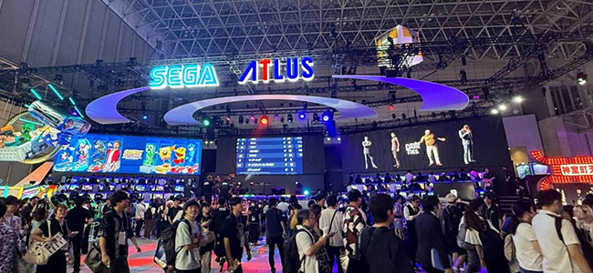 東京ゲームショウのセガブース