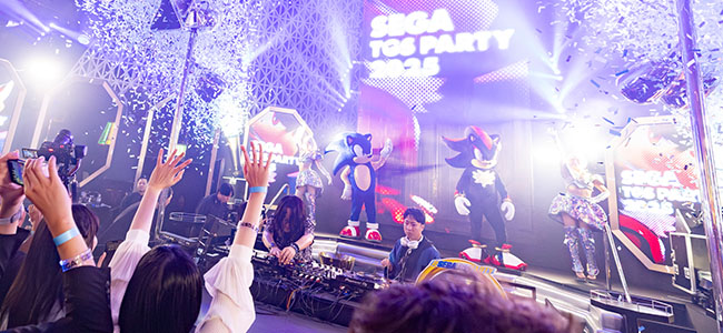 SEGA TGS PARTYのイベント風景